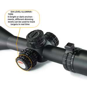 Longue-vue BANGBANG 5-30X50 SFIR SFP en aluminium avec objectif de 50 mm, lunette de chasse HD premium avec éclairage pour l'observation - Product Image 5