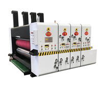 Fabricant de machines de fabrication de boîtes en carton ondulé de haute qualité avec impression flexo 4 couleurs, découpe et emballage