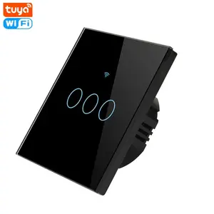 공장 콘센트 새로운 디자인 스마트 라이프 홈 하우스 220V 스마트 스위치 WiFi 무선 원격 LED 조명 투야 벽 스위치와 소켓 - Product Image 1