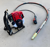 JOVE 220V Diesel/Benzin Betriebener Externer Horizontaler Betonvibrator Hocheffizientes Steckerbetriebenes Baugerät mit Motor