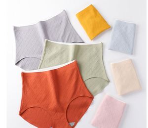 Biancheria intima traspirante a vita alta da donna tinta unita per sollevare il comfort delle natiche <span class=keywords><strong>senza</strong></span> lasciare traccia di mutande nude da donna - Product Image 2