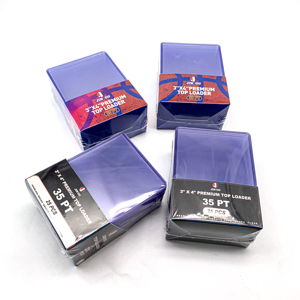 Hot Sale: Toploader 35PT con logo personalizzato JO-JY-T01 per carte collezionabili sportive - Product Image 6