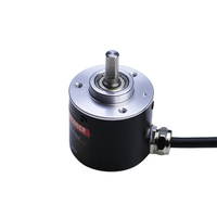 Encodeur rotatif incrémental de 38 mm de diamètre extérieur, arbre creux aveugle de 5/6/8 mm, communication USB, 24 V, 100-1024 PPR et sortie de pilote de ligne