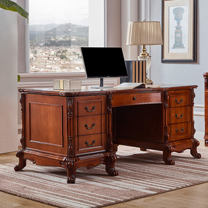 Muebles de Oficina de Lujo para Jefes, Muebles de Vestíbulo de Hotel, Muebles de Oficina para el Hogar de Estilo Europeo Antiguo para Presidentes - Product Image 3