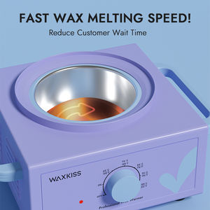 Personalizar Color 500ml Mini calentador <span class=keywords><strong>de</strong></span> <span class=keywords><strong>cera</strong></span> máquina <span class=keywords><strong>de</strong></span> depilación portátil <span class=keywords><strong>para</strong></span> salón - Product Image 2