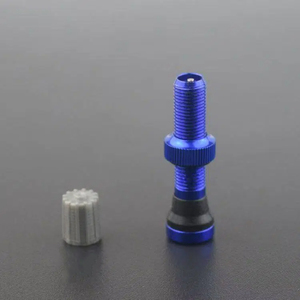 Válvula de Aire Schrader de Aleación de Aluminio para Neumáticos sin Cámara, Piezas de Modificación Universales para Bicicletas de Montaña y Carretera, Accesorios para Bicicletas - Product Image 1