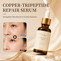 Sérum Apaisant aux Peptides pour Peaux Sensibles et Réactives – Atténue l'Aspect des Rougeurs – Anti-Âge Doux pour les Marques de Beauté