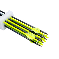 Pinals jaune pur carbone flèches colonne vertébrale 300 340 350 400 500 600 arc à poulies tir à l'arc chasse