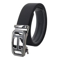 Herren Automatikschnallen-Gürtel aus Nylon Vielseitiger Taktischer Gürtel für Outdoor-Sport Anpassbare Freizeitgürtel für Männer