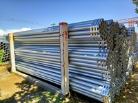 Tuyau en acier au carbone galvanisé GI, schedule 40, galvanisation à chaud, pour plomberie et irrigation, certifié UL FM, 30-45 jours