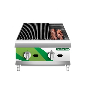 <span class=keywords><strong>Barbecue</strong></span> <span class=keywords><strong>à</strong></span> <span class=keywords><strong>gaz</strong></span> 4 brûleurs avec pierres volcaniques, machine <span class=keywords><strong>de</strong></span> grillade, équipement <span class=keywords><strong>de</strong></span> cuisine commerciale, fourniture d'usine - Product Image 3