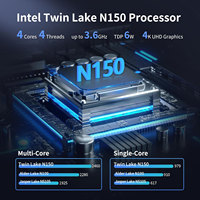 Placa base CWWK M8 NAS con CPU N150, 10GbE, 8 bahías, Mini ITX, DDR5, 2 ranuras NVMe, USB-C 10gbps, placa base para servidor N300