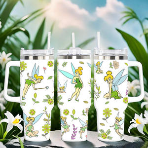 Gobelet isotherme de voiture 40OZ en acier inoxydable 304, grande capacité, série <span class=keywords><strong>Peter</strong></span> Pan, avec poignée et paille, maintien thermique 6-12 heures - Product Image 5