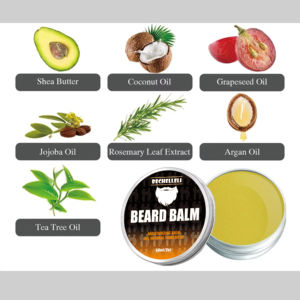 Kit <span class=keywords><strong>per</strong></span> la Crescita della <span class=keywords><strong>Barba</strong></span> Biologico Personalizzato con Fragranza di Limone e Menta, Olio, Detergente, Balsamo, Forbici, Rasoio, Spazzola e Pettine <span class=keywords><strong>per</strong></span> la Cura Maschile - Product Image 4