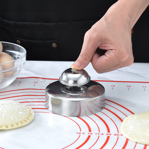 Sellador de pan de acero inoxidable 304, molde para pasteles, cortador de sándwiches, herramienta de repostería duradera para sellar sándwiches, pasteles y pan - Product Image 1