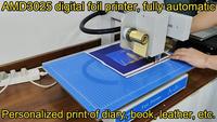 Machine d'impression à chaud à plat Amydor 3025 pour couvertures de carnets A4, machine d'impression à feuille d'or AMD3025, vente chaude