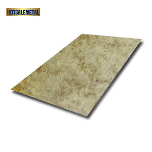 Горячая салеметальная Декоративная нержавеющая сталь, 0,4 мм, Бронзовый лист, металлическая плита, эффективный замедлитель, можно использовать для декора интерьера - Product Image 4