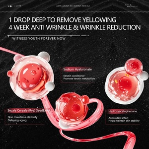 Esencia de hialuronato de sodio para tratamiento de arrugas antioxidante hidratante antienvejecimiento mejor suero Facial puro hidratante - Product Image 6