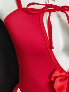 A741 2026 Body Intero Aperto all'Inguine Rosso Natalizio Lingerie Erotica in Rete con Fiocco Regalo <span class=keywords><strong>Sexy</strong></span> per Donne - Product Image 3