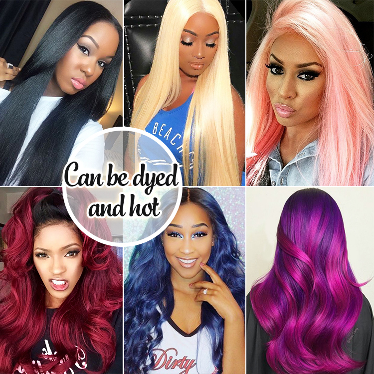 can be dyed any colors
