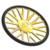 Volant de direction universel automobile en alliage d'aluminium 6061 de haute qualité, 14-15 pouces, personnalisé, forgé, brossé, argenté et doré