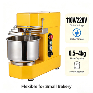 Mélangeur à spirale pour pâte SD-7 10L en acier inoxydable 201 avec bol et crochet, capacité de 34 kg (poids net), équipement commercial pour pétrir la pâte - Product Image 1