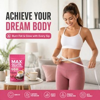 Poudre de café instantané Keto OEM avec L-Carnitine et haricot blanc pour une meilleure densité osseuse - Utilisation adulte, non destiné aux femmes enceintes