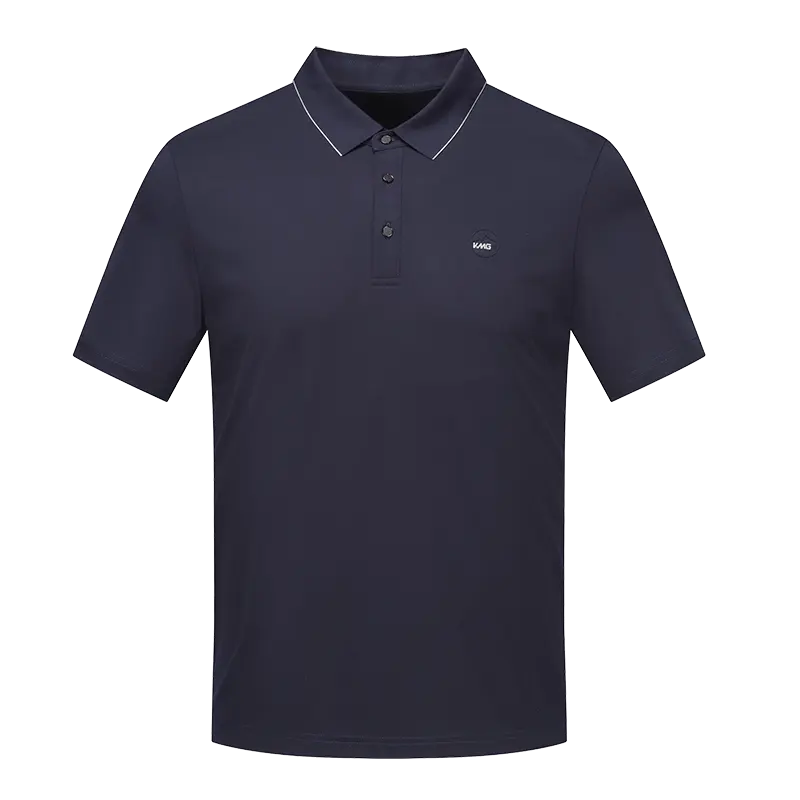 T-shirts polo pour hommes-Polos de golf d'été extensibles à sec à manches courtes légers Tennis Casual Tops