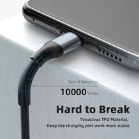 Nouveaux accessoires électroniques de voiture téléphone portable en gros PD60W USB C Type C cordon câbles de données pour Apple iPhone Samsung Anker chargeur