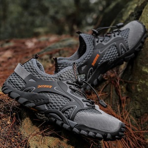 Scarpe da Trekking Traspiranti con Rete per Arrampicata su Roccia, Sport Acquatici, Escursionismo, Taglia Grande da Uomo, Estive S43XZ - Product Image 4