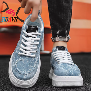 Zapatos Deportivos Casuales con Cordones, Suela Gruesa con Amortiguación de Aire, para Caminar y Skateboard - Product Image 4