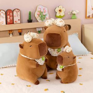 Adorables Peluches de Capibara Suaves al por Mayor, Decoración para <span class=keywords><strong>el</strong></span> Hogar, Regalos de Cumpleaños, Juguetes de Peluche de Capibara para Niñas y Niños - Product Image 2