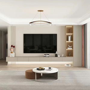 Cabinet tv sospeso di lusso e moderna combinazione di supporto tv <span class=keywords><strong>per</strong></span> eleganti mobili da <span class=keywords><strong>soggiorno</strong></span> - Product Image 1