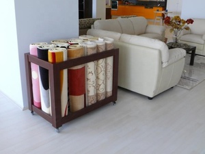 Tùy Chỉnh Xách Tay Thân Thiện Với Môi Thảm Hiển Thị Kệ Chăn Cuộn Vải Cuộn Hình Nền Cuộn Cho Hiện Đại Thảm Mềm Trang Trí Nội Thất - Product Image 6