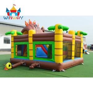 Inflable Dino Park Jurásico Castillos hinchables Dinosaurio-Temática Inflable Diversión Comercial Jumper Combo <span class=keywords><strong>para</strong></span> niños, <span class=keywords><strong>Alquiler</strong></span> comercial - Product Image 5