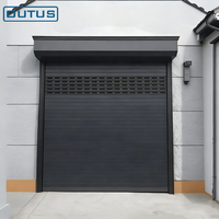 Porte à enroulement automatique en acier inoxydable OUTUS en promotion avec poignée de déverrouillage d'urgence pour parking