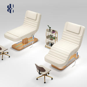 Cama de masaje de belleza eléctrica con silla y cama facial personalizada <span class=keywords><strong>3</strong></span> motores cuero sintético Hotel y uso en almacén - Product Image 5