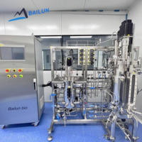 Sistema de Biorreactor Automático de Acero Inoxidable de 50L con Control PLC, Recipiente a Presión con Bomba para Fermentación Microbiana a Escala de Laboratorio