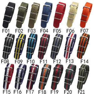 12-24mm Fabric Smart Wrist Bands Universal Nylon Canvas Sport Watch Straps For Nordic Style Fabric Nylon Watch Straps