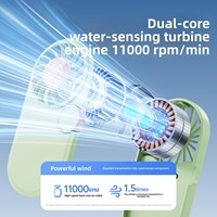 Nouveau Mini Ventilateur Portable OEM/ODM 2026 Rechargeable USB Ultra-fin Ultra-compact à Grande Vitesse avec Moteur Sans Balais 5 Vitesses Faible Consommation