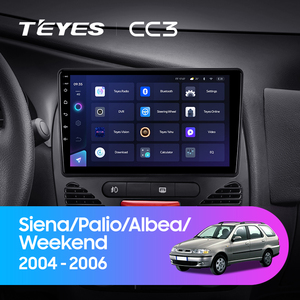 Reproductor de DVD para Auto Teyes CC3 para Fiat Siena Palio Albea Weekend 2004 - 2006 <span class=keywords><strong>F1</strong></span> F2, Estéreo para Auto, Reproductor de DVD de Video y Audio - Product Image 3