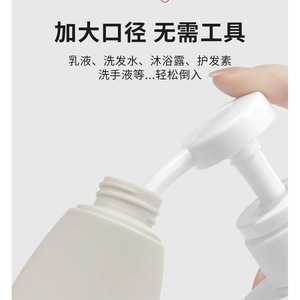Senno 89ml Pe <b>Squeeze</b> <b>Bottle</b> Flip Top Portable Travel Size Shower Gel Lotion Container For Hand Sanitizer Shampoo - Product Image 3