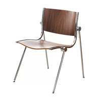 Chaise de salle à manger de style industriel vintage, chaise créative de designer pour la maison, chaise rétro en métal