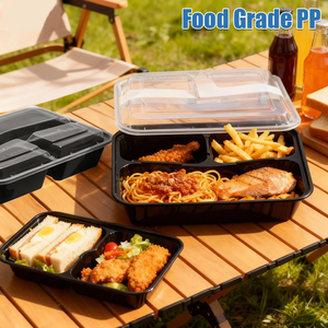 2025 Hot Bán cấp thực phẩm Takeaway nhà hàng Hộp nhựa dùng một lần ăn trưa hộp đưa ra <span class=keywords><strong>container</strong></span> thực phẩm Brunch <span class=keywords><strong>container</strong></span> - Product Image 4