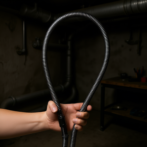 Câble de nettoyage de drain à âme solide de 100 pieds x 3/4 pouces avec 4 coupeurs pour tuyaux de 3,9 à 7,9 pouces – Nettoyeur Premium - Product Image 2