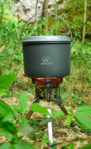 Bulin BL100-B16 pour Voiture RV Bateau En Acier Inoxydable Extérieur 3 tête Poêle avec Coupe-Vent - Product Image 2