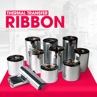 Cintas de cuidado de lavado de resina de cera, Cinta de transferencia térmica lavable para etiqueta de Satén/nailon, máquina cortadora de Cinta de transferencia térmica