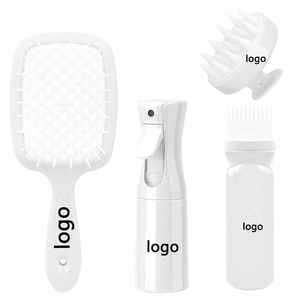 Ensemble de brosses à cheveux professionnelles pour la beauté, peigne en carbone personnalisé avec logo pour la coupe et le coiffage - Product Image 2