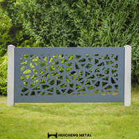 Clôture en aluminium découpée au laser pour usage commercial, Australie, écologique, durable, clôture de jardin, barrière pour restaurant, café, hôtel, patio, modélisation 3D