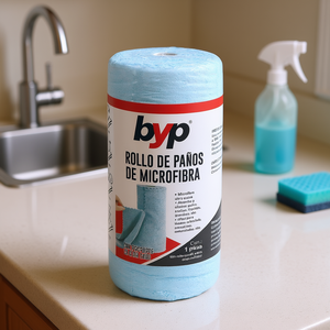 Rotolo di panni in microfibra Byp super assorbenti per la pulizia di vetri e cucina - Product Image 2